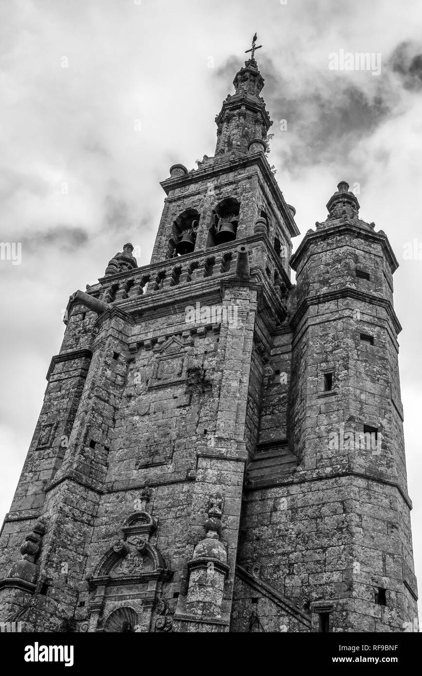 Pfarrkirche von saint-thurien. Plogonnec, Finistere, Bretagne Stockfoto