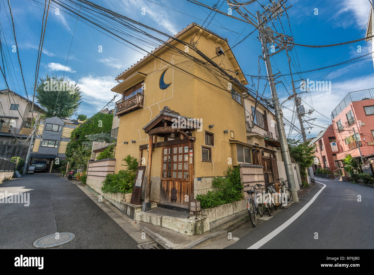 Tokio - August 14, 2018: Restaurant Butagumi. In Nishiazabu Bezirk Minato Bezirk Stockfoto