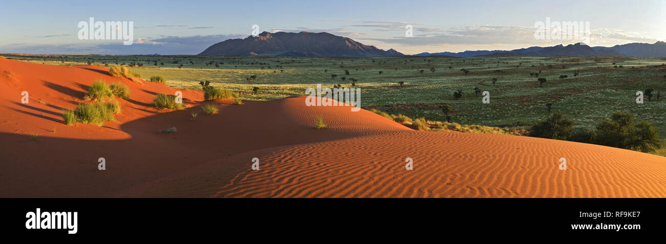 Wolvedans Panorama, NamibRand finden, Namibia, Afrika Stockfoto