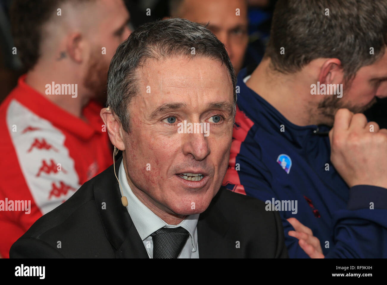 24. Januar 2019, Old Trafford, Manchester, England, Betfred Super League starten 2019; Robert Elstone CEO der RFL Credit: Mark Cosgrove/News Bilder Stockfoto