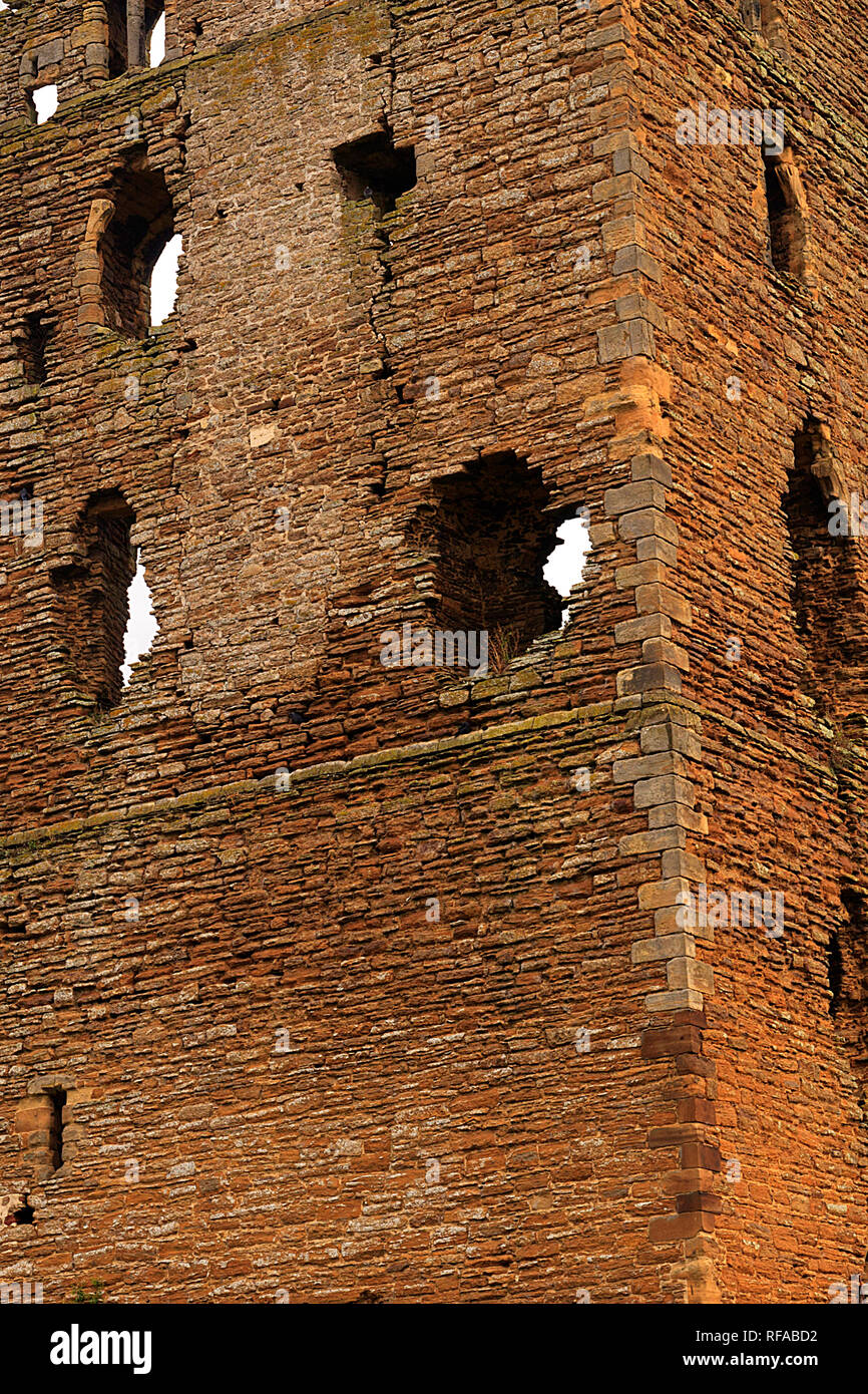 Schloss Ruims an Sheriff Hutton, North Yorkshire, Großbritannien Stockfoto