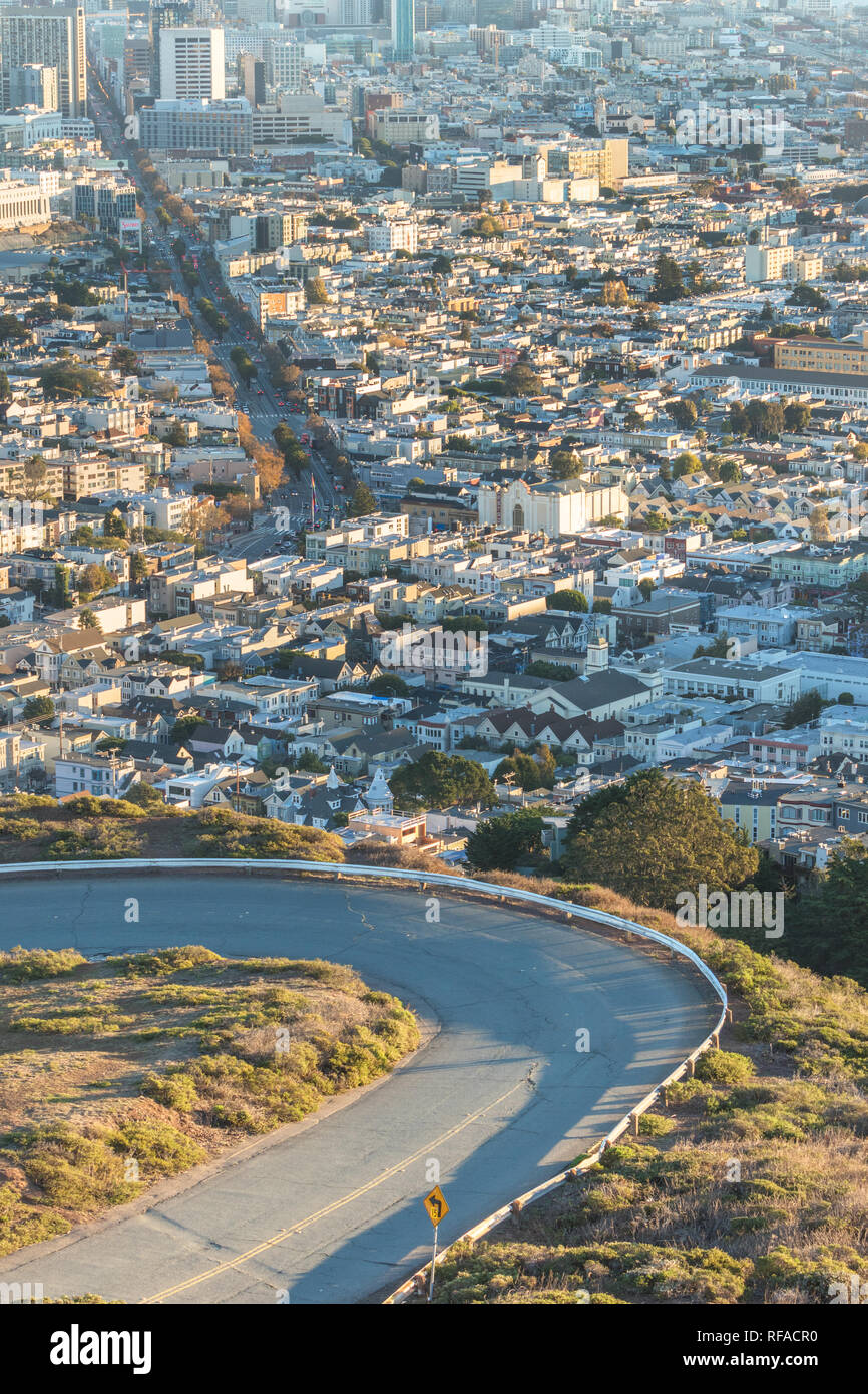 Skyline von San Francisco, USA. Stockfoto