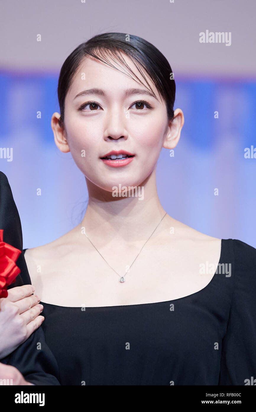 Riho Yoshioka, Jan 24, 2019: Die 30. Japan am Besten Schmuck Träger Preisverleihung in Tokio, Japan, am 24. Januar 2019. (Foto von Naoki Morita/LBA) Stockfoto