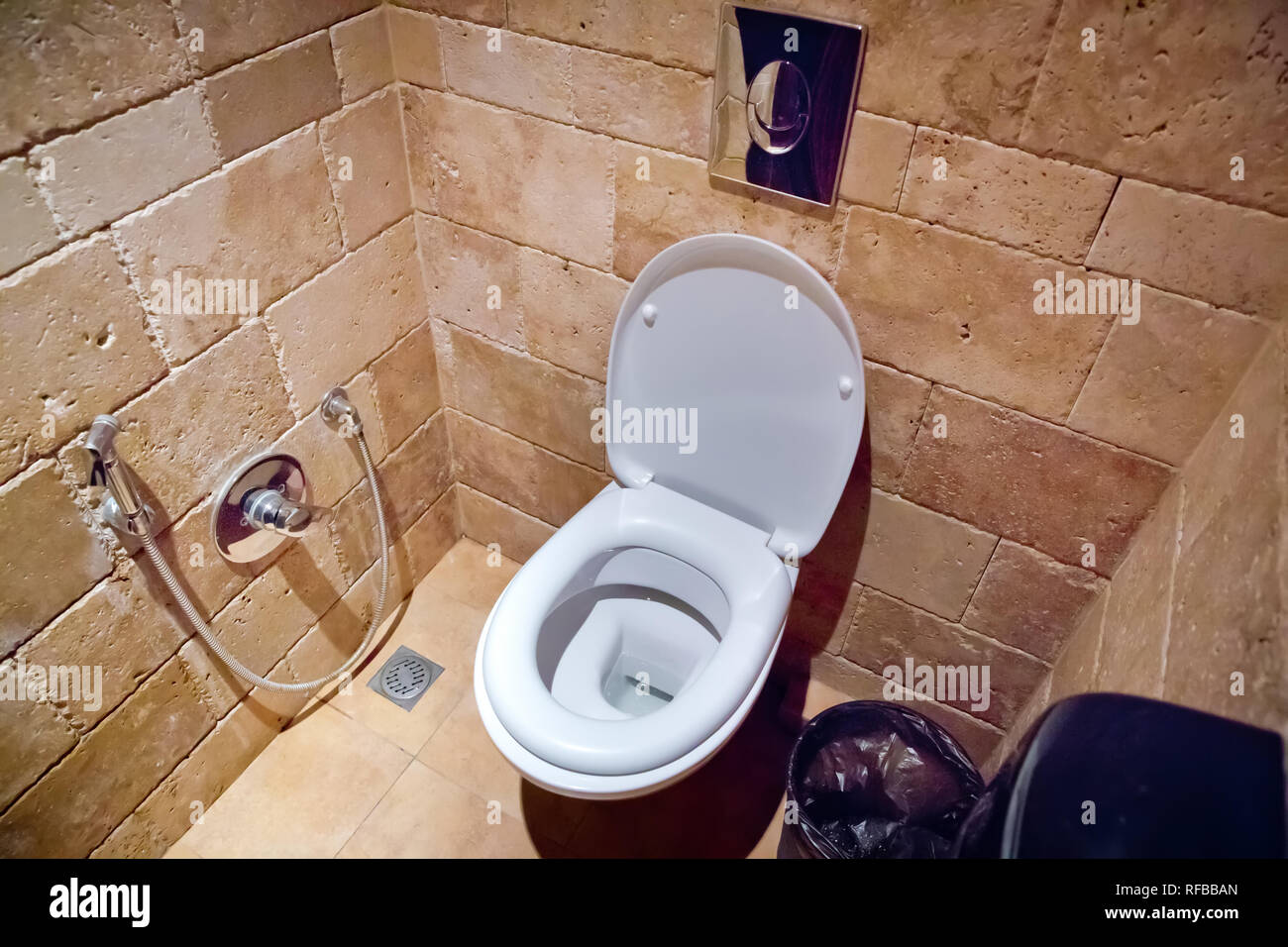 Wc Sitz Dekoration Im Bad Vintage Light Filters Weisse Toilette