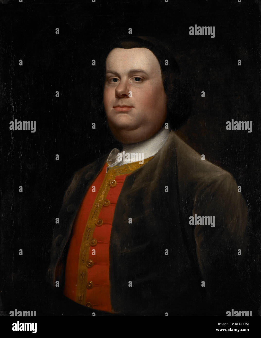 James Stanley. Datum/Zeitraum: 1755. Malerei. Öl auf Leinwand. Höhe: 750 mm (29.52 in); Breite: 625 mm (24,60 in). Autor: George Stubbs. Stockfoto