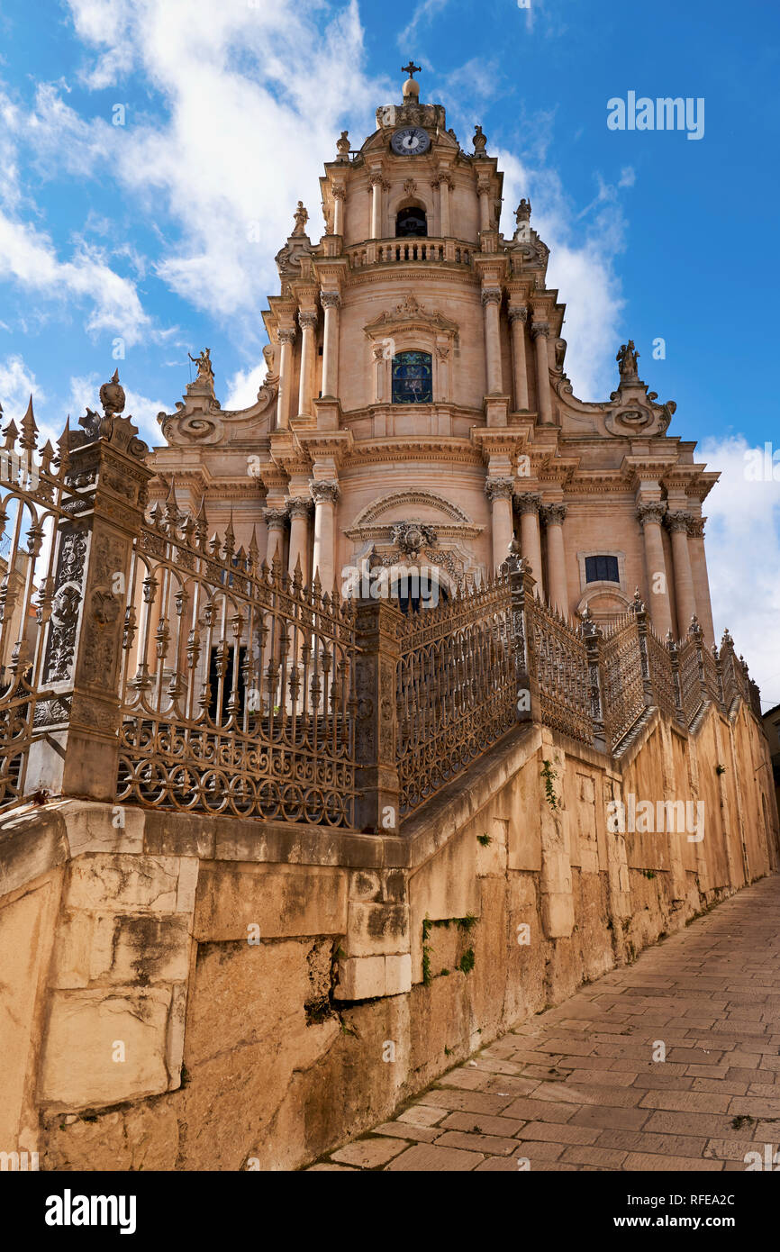 Dom von San Giorgio (Kuppel von St. George) Kathedrale in Ragusa Ibla Sizilien Italien Stockfoto