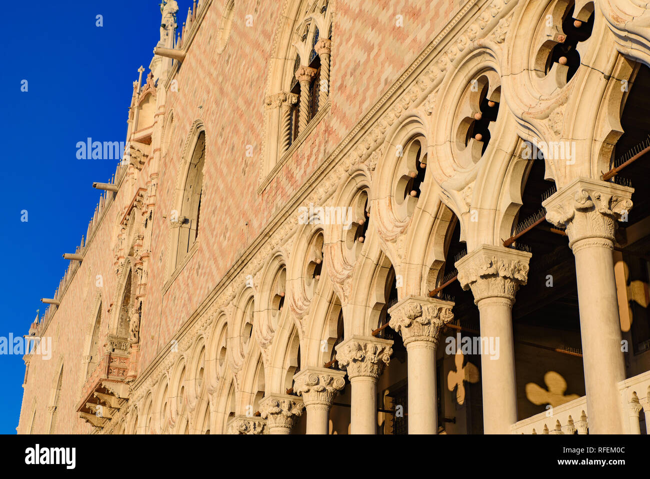 Doge's Palace am Markusplatz (Piazza San Marco), Venedig, Italien Stockfoto