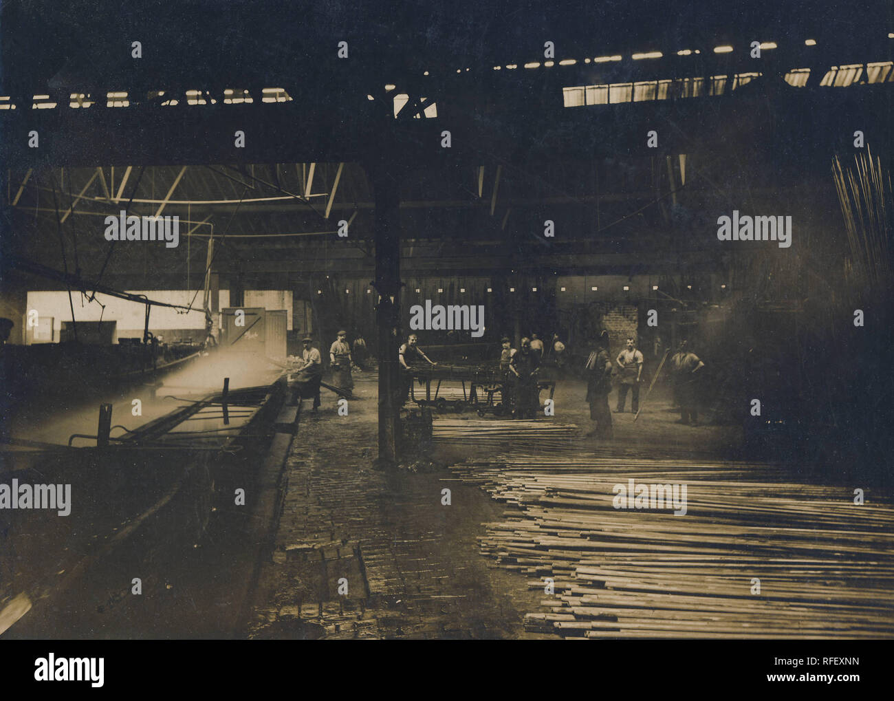 Historisches Archiv Bild der Gießerei. Industrie.c 1910 s Stockfoto