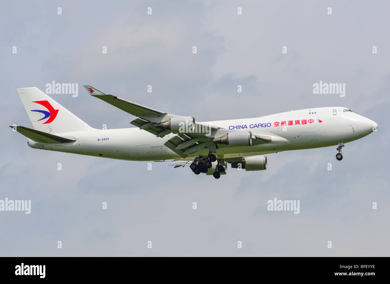 Bangkok Vietnam 17 September 2018 Eine Boeing 747 400f Flugzeug Von China Cargo Airlines Landung Am Suvarnabhumi Airport Bkk In Bangkok Thailand Stockfotografie Alamy