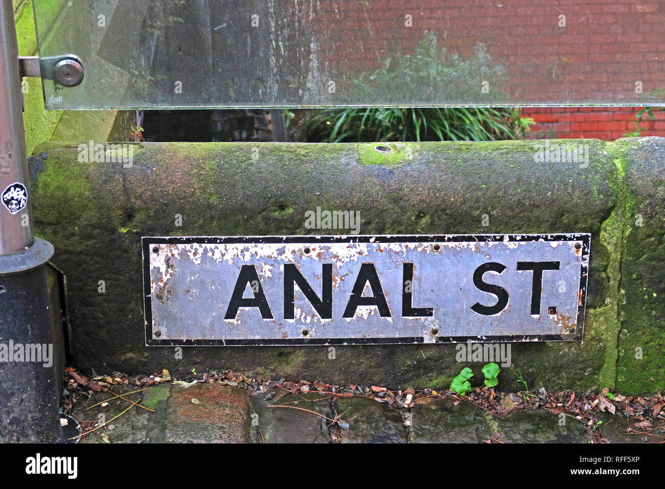 Canal Street Manchester, der Mitte des Gay Village, North West England, Großbritannien Stockfoto