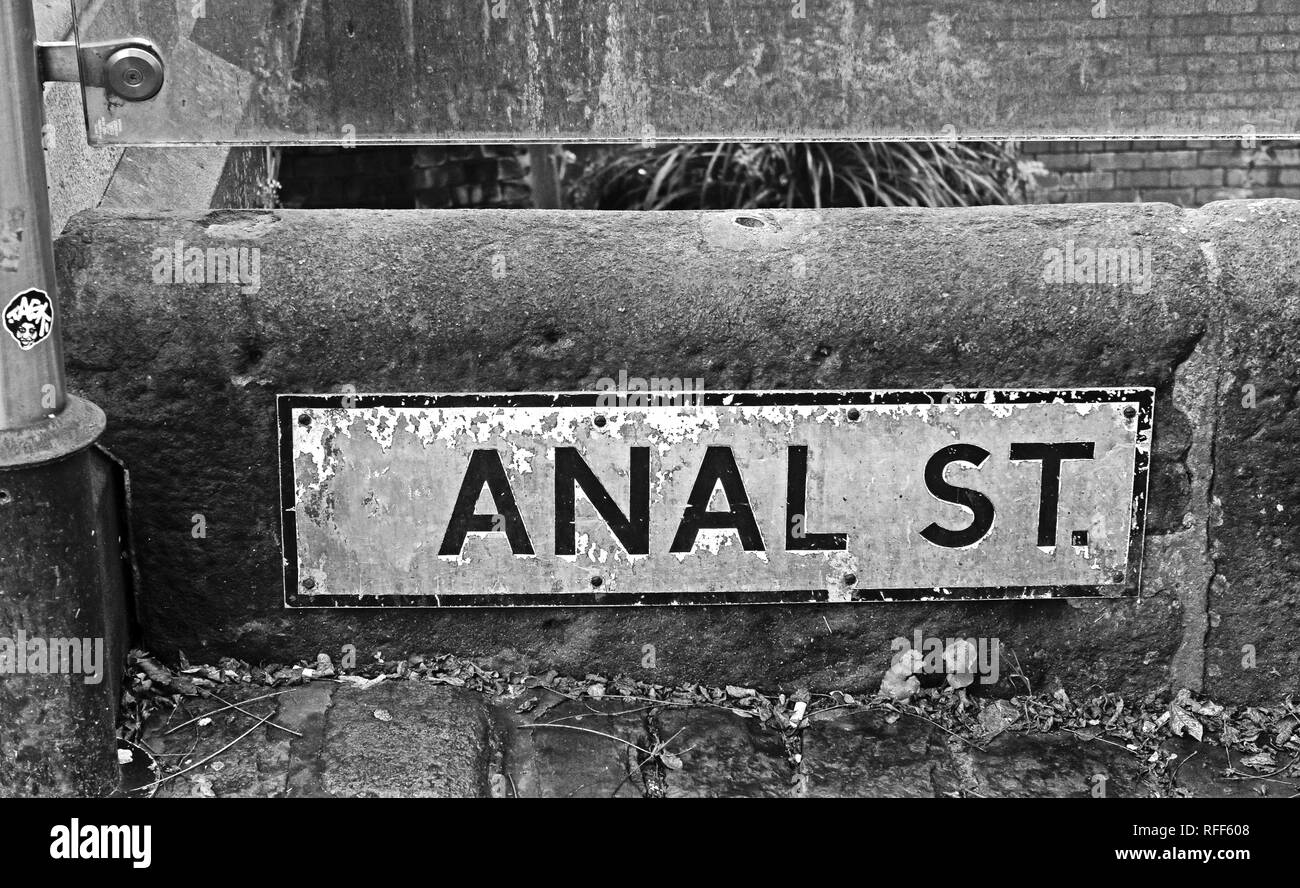 Canal Street Manchester, der Mitte des Gay Village, North West England, Großbritannien Stockfoto