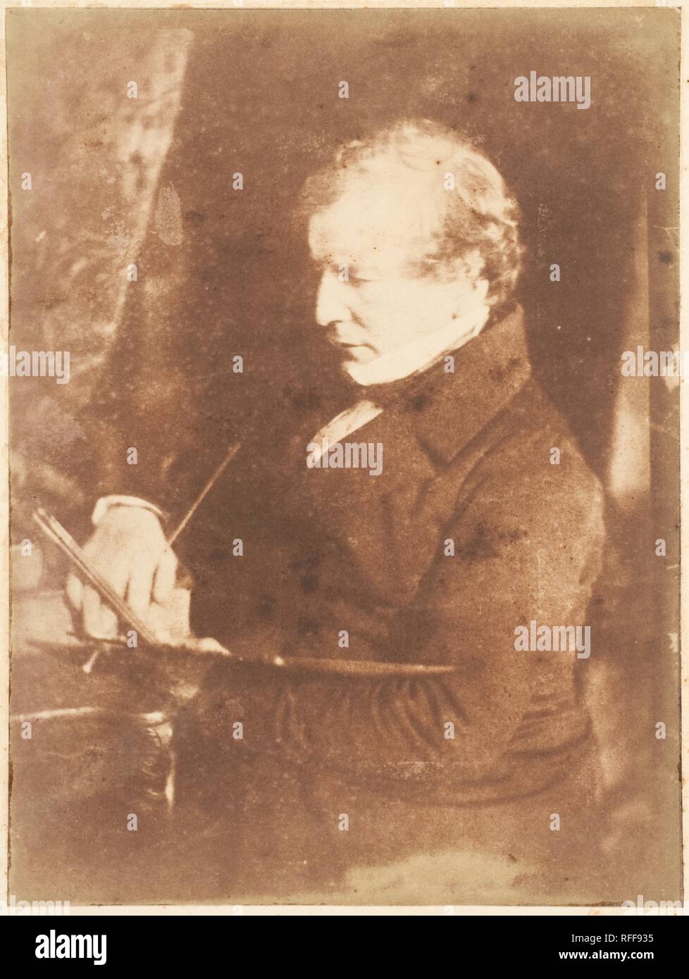 William Etty, R.A. Artist: David Octavius Hill (Britisch, Perth, Schottland 1802-1870 Edinburgh, Schottland); Robert Adamson (Britisch, St. Andrews, Schottland 1821-1848 St. Andrews, Schottland). Fotografie Studio: Hill und Adamson (British, 1843-1848) aktiv. Datum: 1843-47. Museum: Metropolitan Museum of Art, New York, USA. Stockfoto