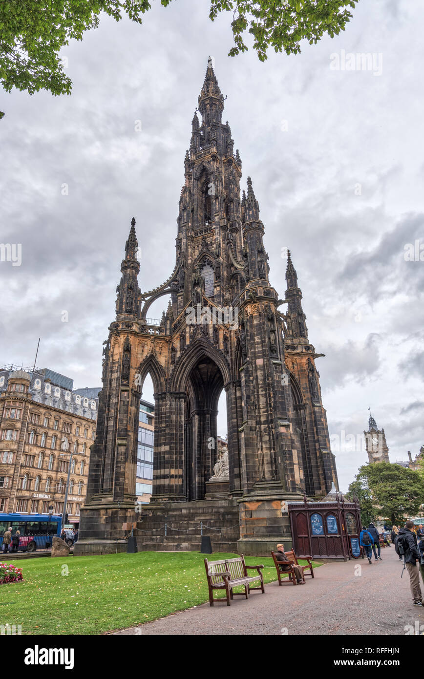 Scott Monument Stockfoto