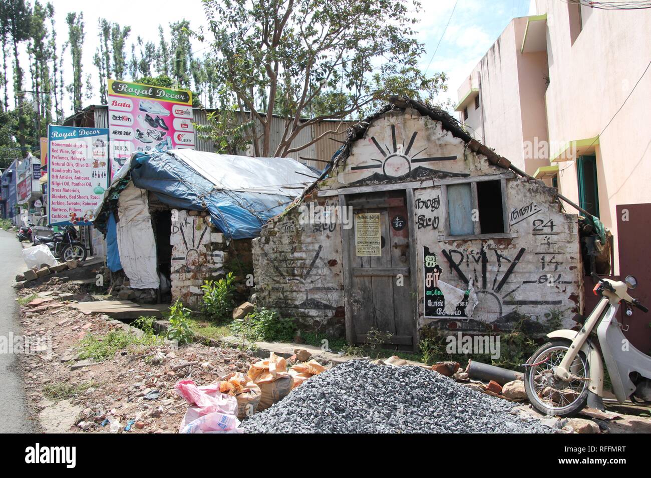 Leben in Yercaud - Indien Stockfoto