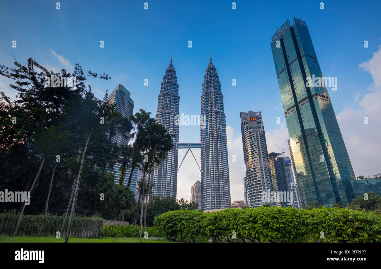 Kuala Lumpur City Centre (KLCC), Malaysia Stockfoto