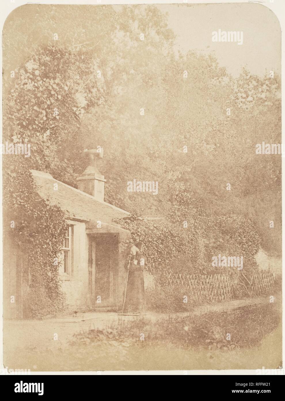 John Henning als Edie Ochiltree von Sir Walter Scott's "Der Antiquar'. Artist: David Octavius Hill (Britisch, Perth, Schottland 1802-1870 Edinburgh, Schottland); Robert Adamson (Britisch, St. Andrews, Schottland 1821-1848 St. Andrews, Schottland). Fotografie Studio: Hill und Adamson (British, 1843-1848) aktiv. Datum: 1843-47. Museum: Metropolitan Museum of Art, New York, USA. Stockfoto