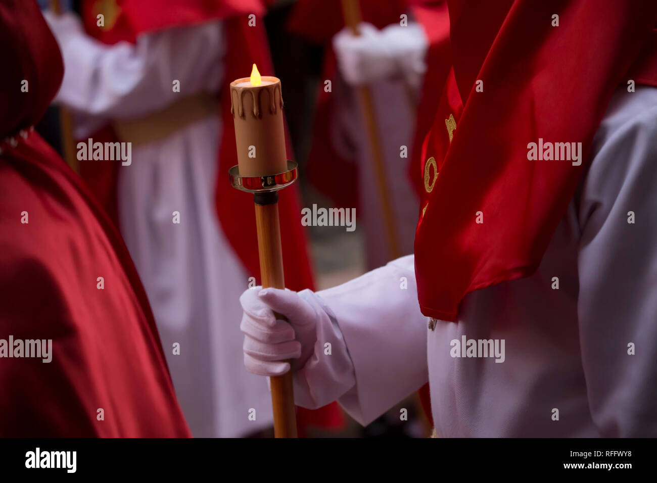 Procesion. Heilige Woche. Stockfoto