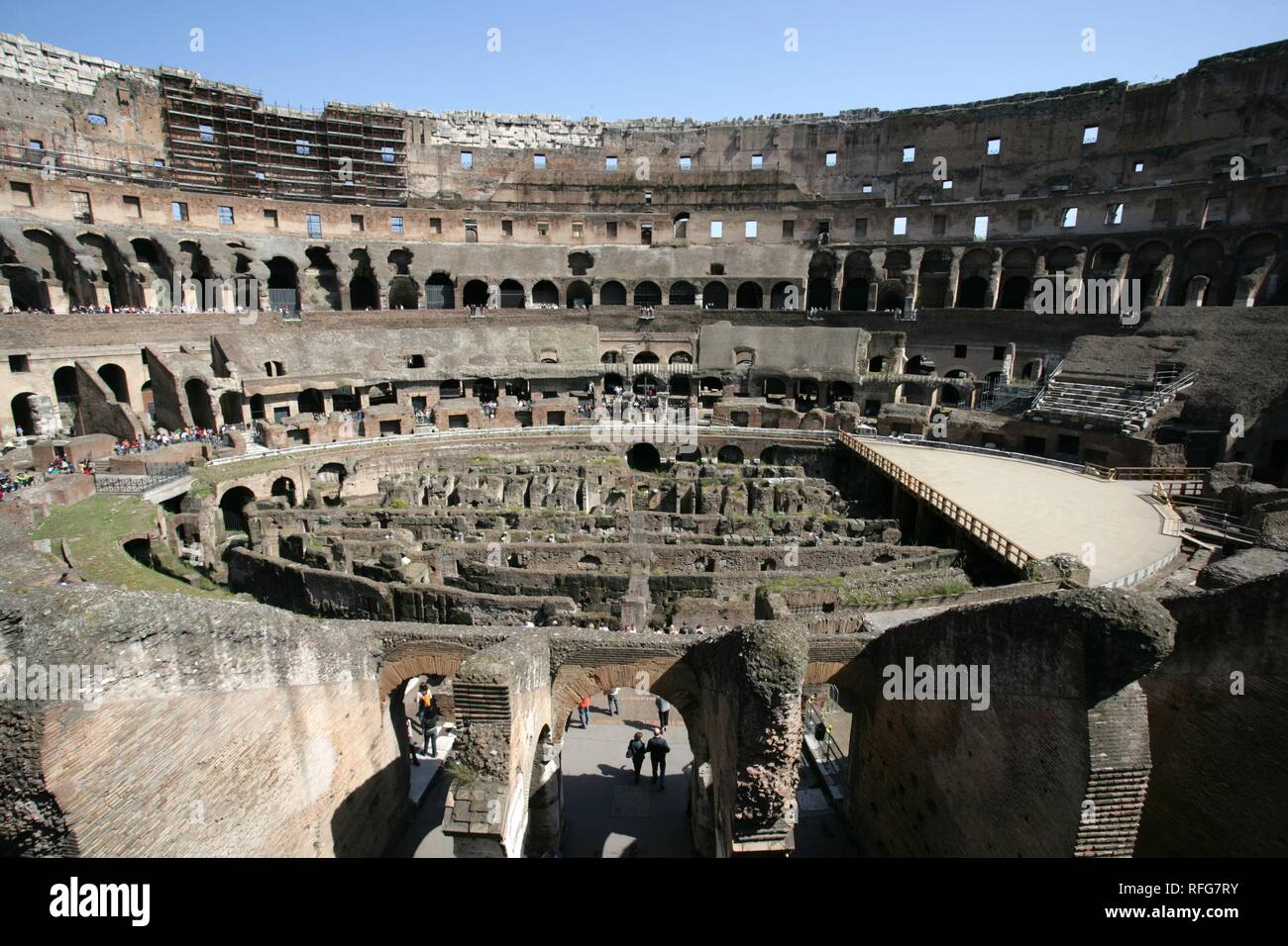 ITA, Italien, Rom: Kolosseum, großen antiken Amphitheater an der Via dei Fori Imperiali. | Stockfoto