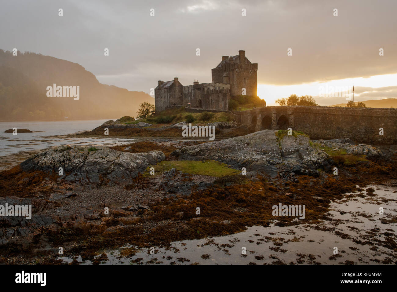 Eilean Donan Castle, Schottland Stockfoto