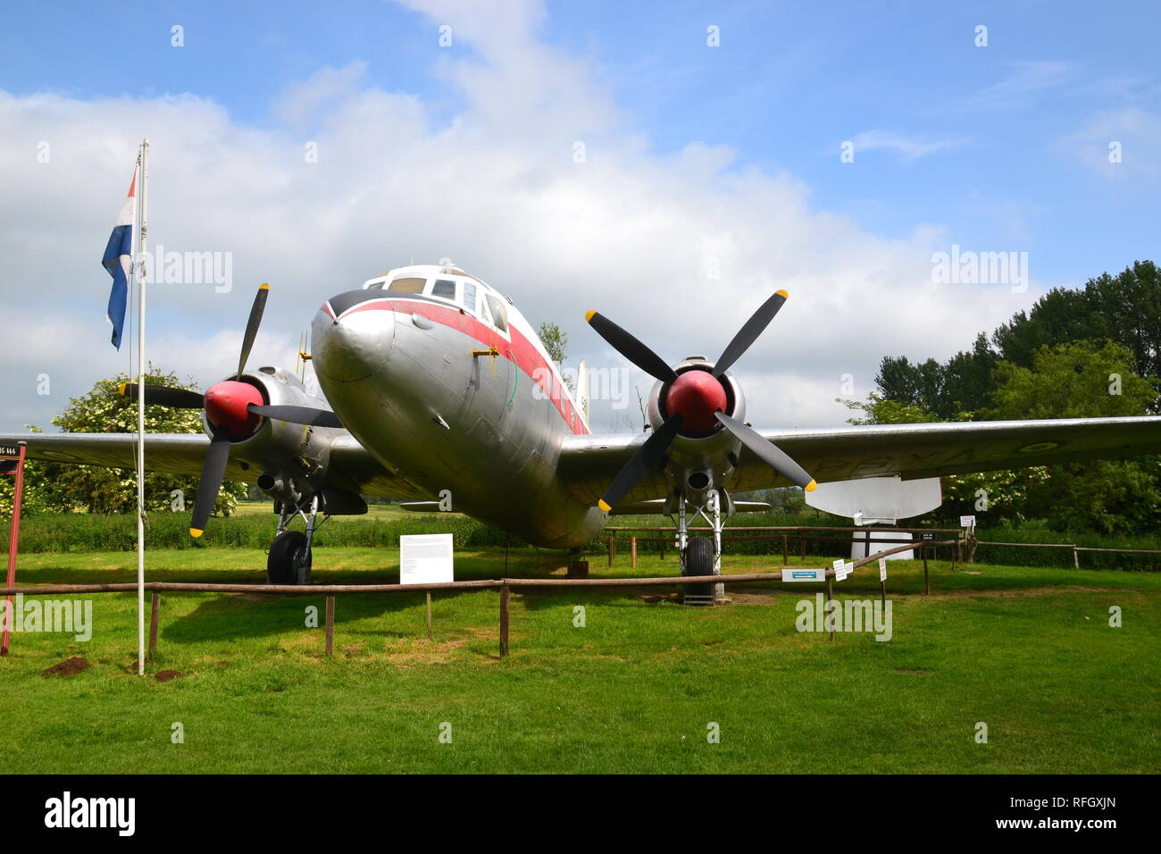 Vickers Valetta C2 am Norfolk und Suffolk Aviation Museum, Flixton, Suffolk, Großbritannien Stockfoto