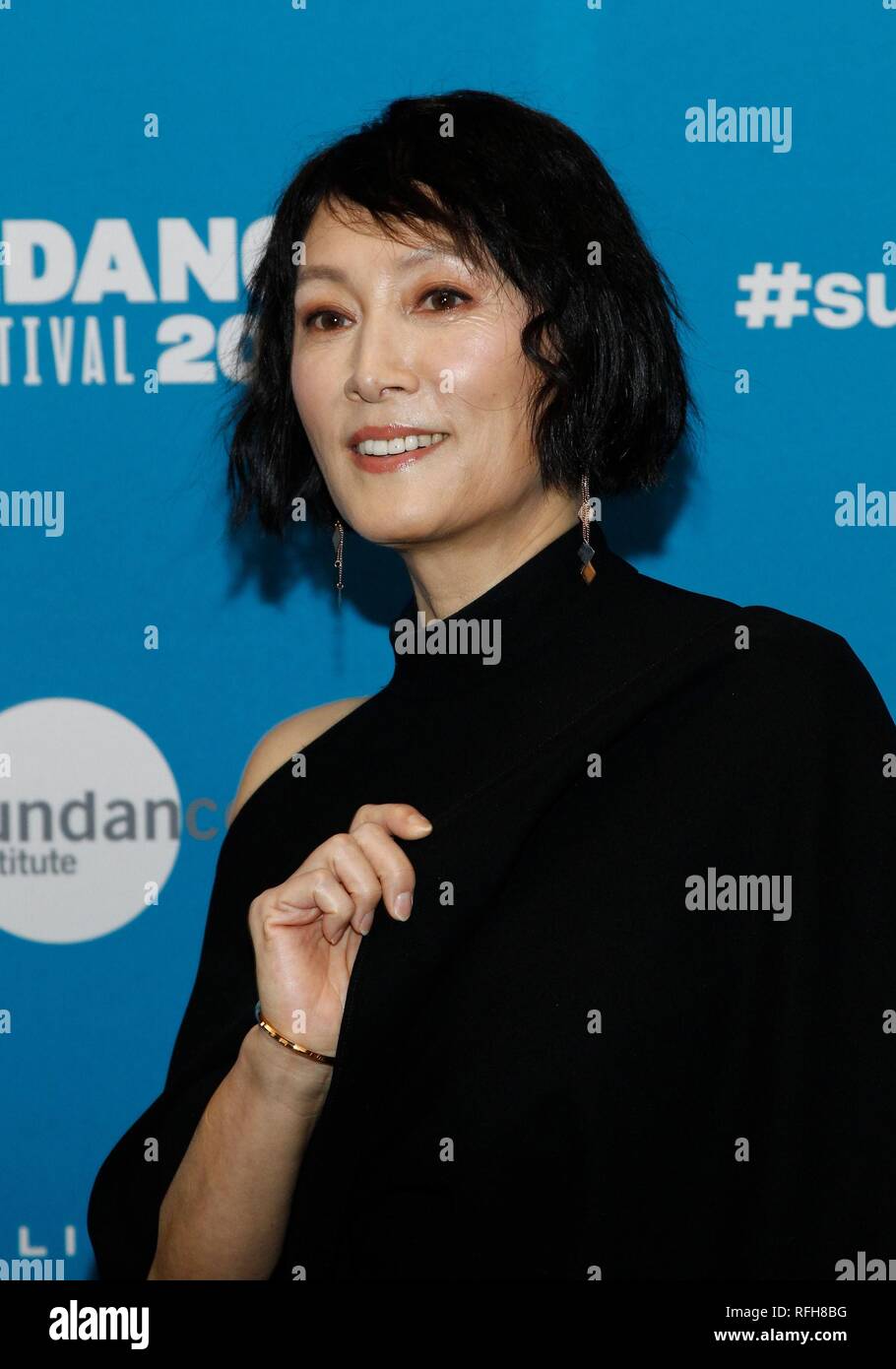 Park City, UT, USA. 25 Jan, 2019. Diana Lin bei der Ankunft für den Abschied Premiere auf dem Sundance Film Festival 2019, George S. und Dolores Eccles Center für Darstellende Künste, Park City, UT 25. Januar 2019. Credit: JA/Everett Collection/Alamy leben Nachrichten Stockfoto