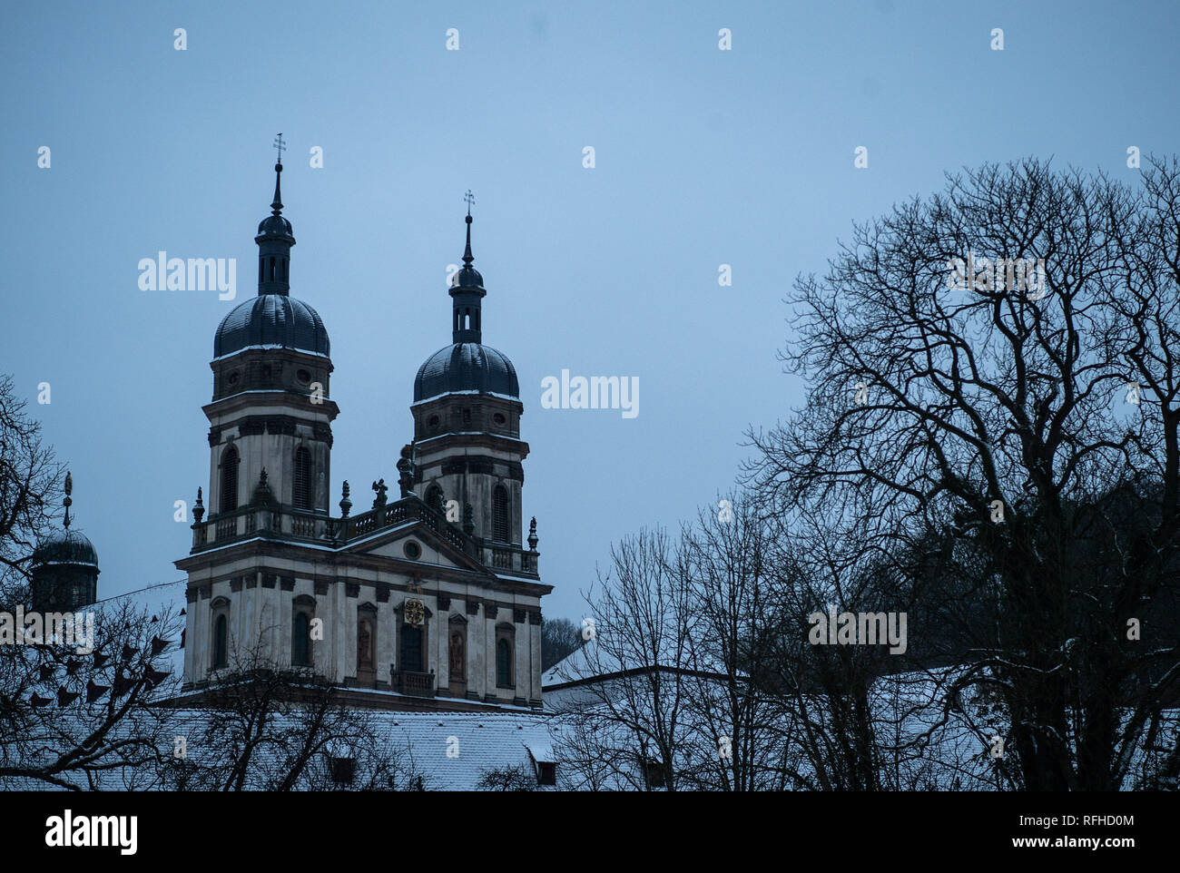 Kloster Schöntal, Baden-Württemberg, Deutschland. 26. Januar 2019. Das Kloster Schöntal. Dieses ist, wo die Konferenz für die CDU Baden-Württemberg für Funktionäre und Mandatsträger stattfindet. Foto: Sebastian Gollnow/dpa Quelle: dpa Picture alliance/Alamy leben Nachrichten Stockfoto