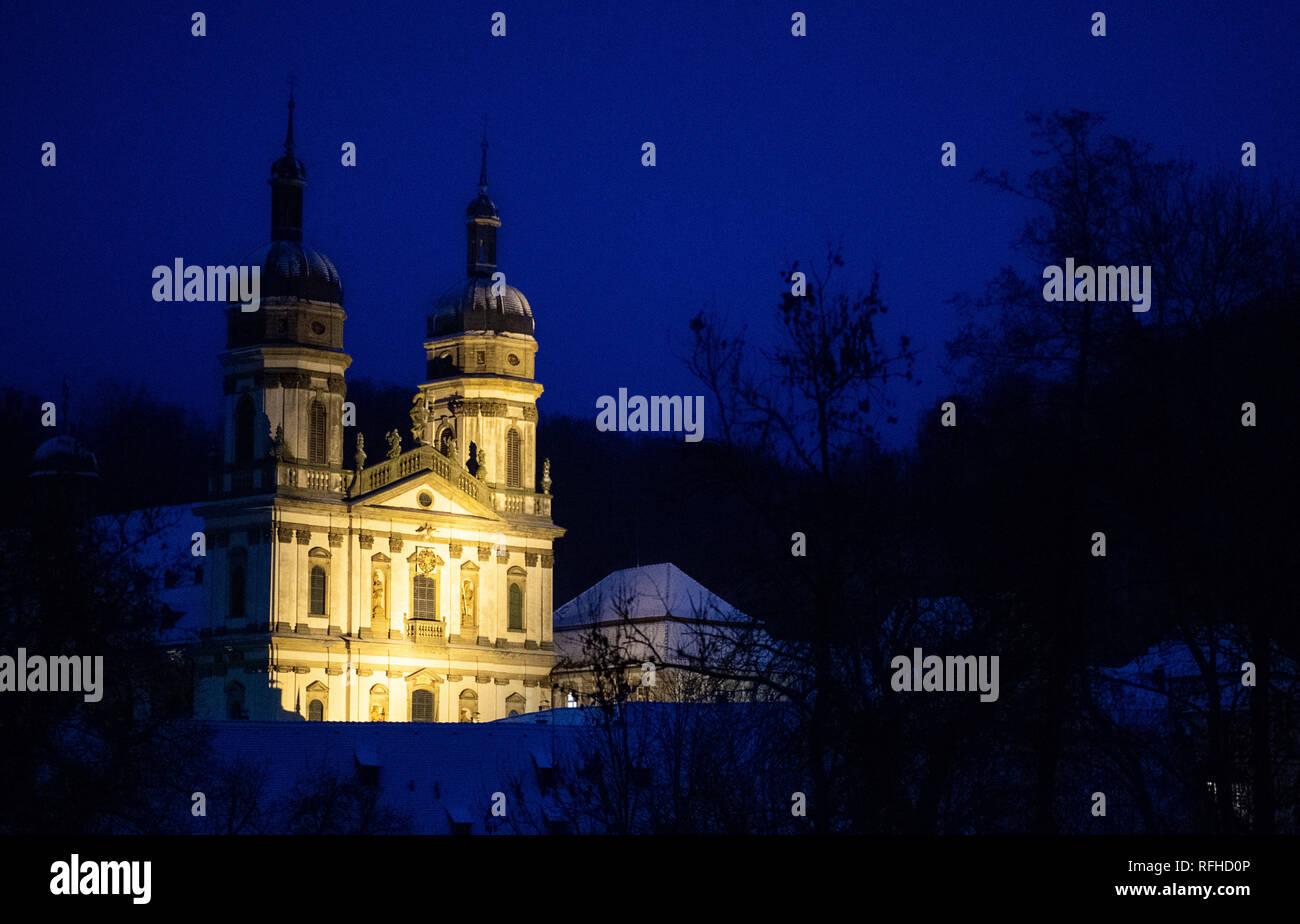 Kloster Schöntal, Baden-Württemberg, Deutschland. 26. Januar 2019. Das Kloster Schöntal. Dieses ist, wo die Konferenz für die CDU Baden-Württemberg für Funktionäre und Mandatsträger stattfindet. Foto: Sebastian Gollnow/dpa Quelle: dpa Picture alliance/Alamy leben Nachrichten Stockfoto