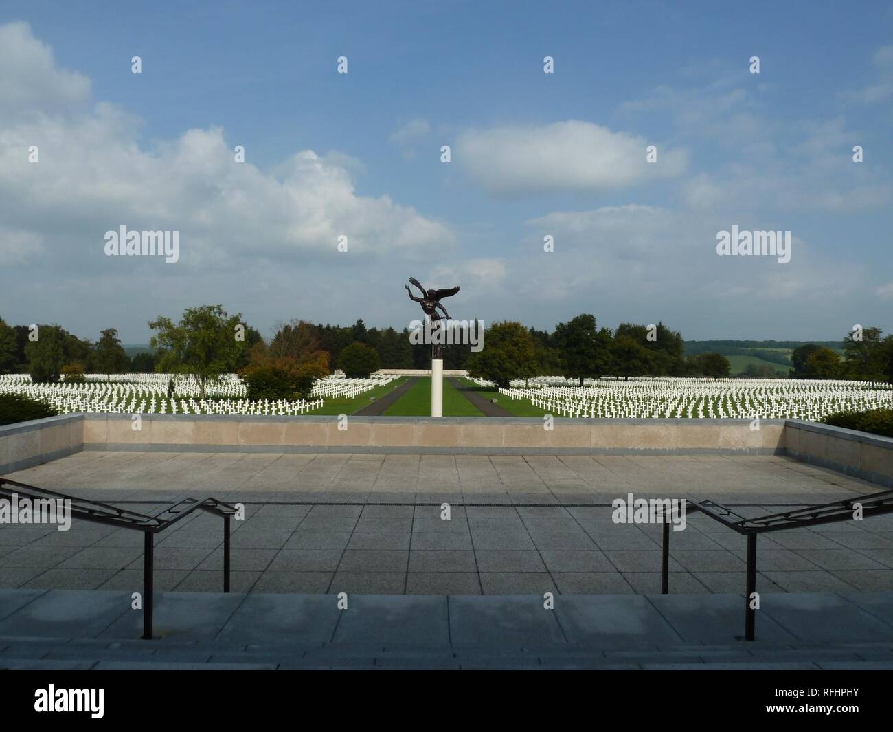 Aubel Plombières-Henri-Chapelle amerikanischen Friedhof und Denkmal (3). Stockfoto