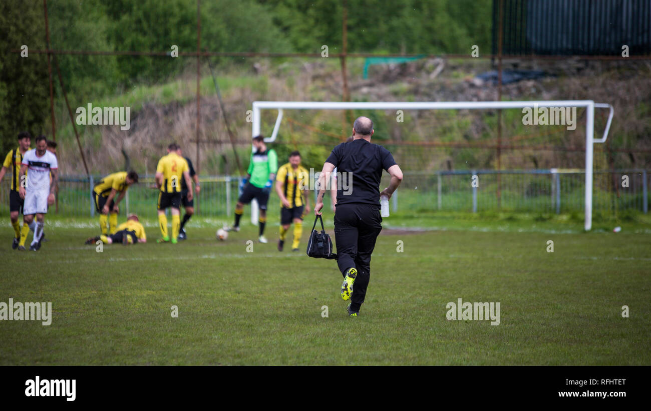 Aberdare Vs Pontypridd 12/05/2018 Stockfoto