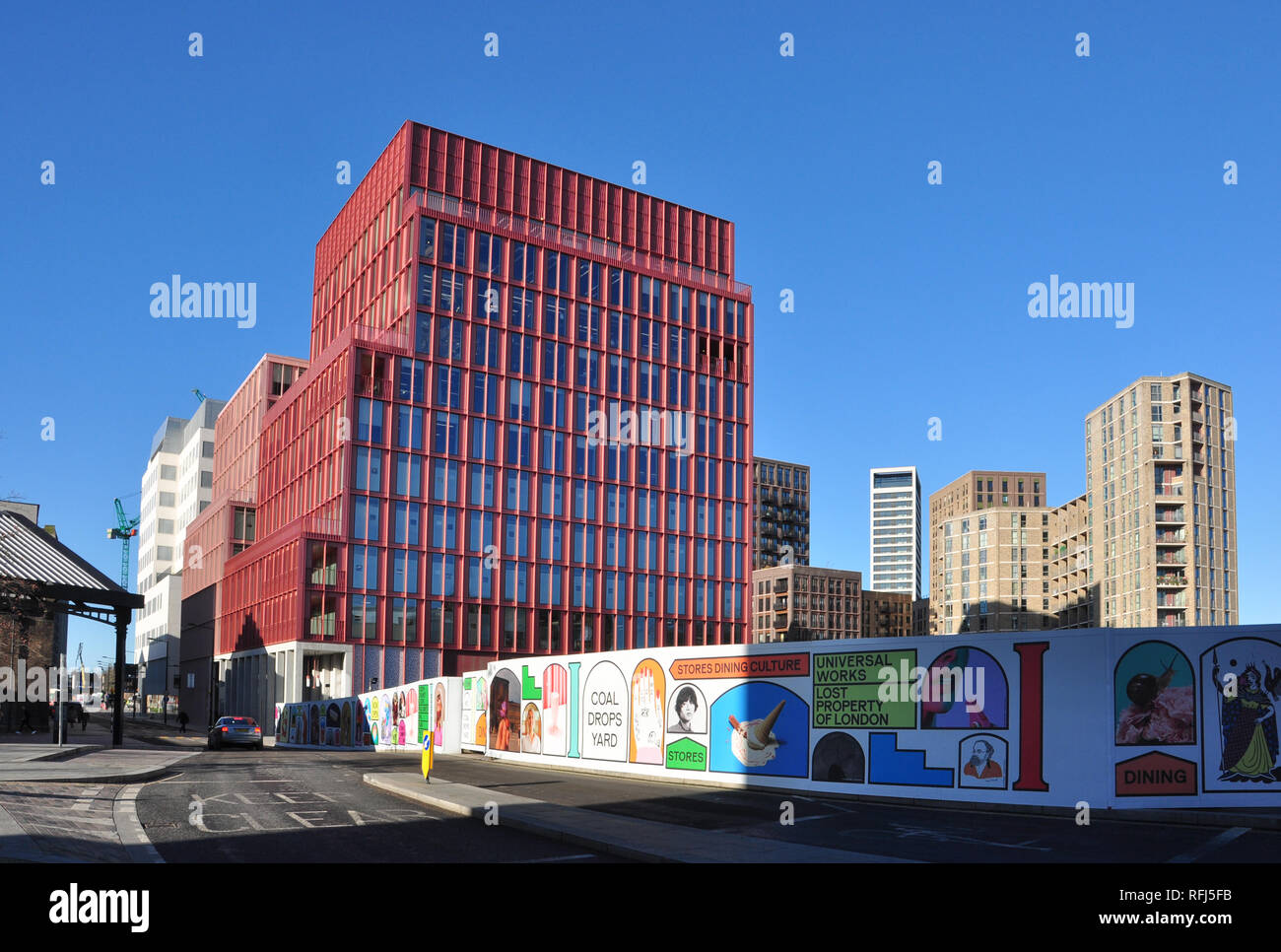 Neue Entwicklung, Handyside Street, King's Cross, London, England, Großbritannien Stockfoto