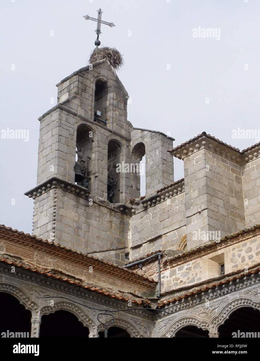 - Real Monasterio de Santo Tomas, Claustro del Silencio 14. Stockfoto