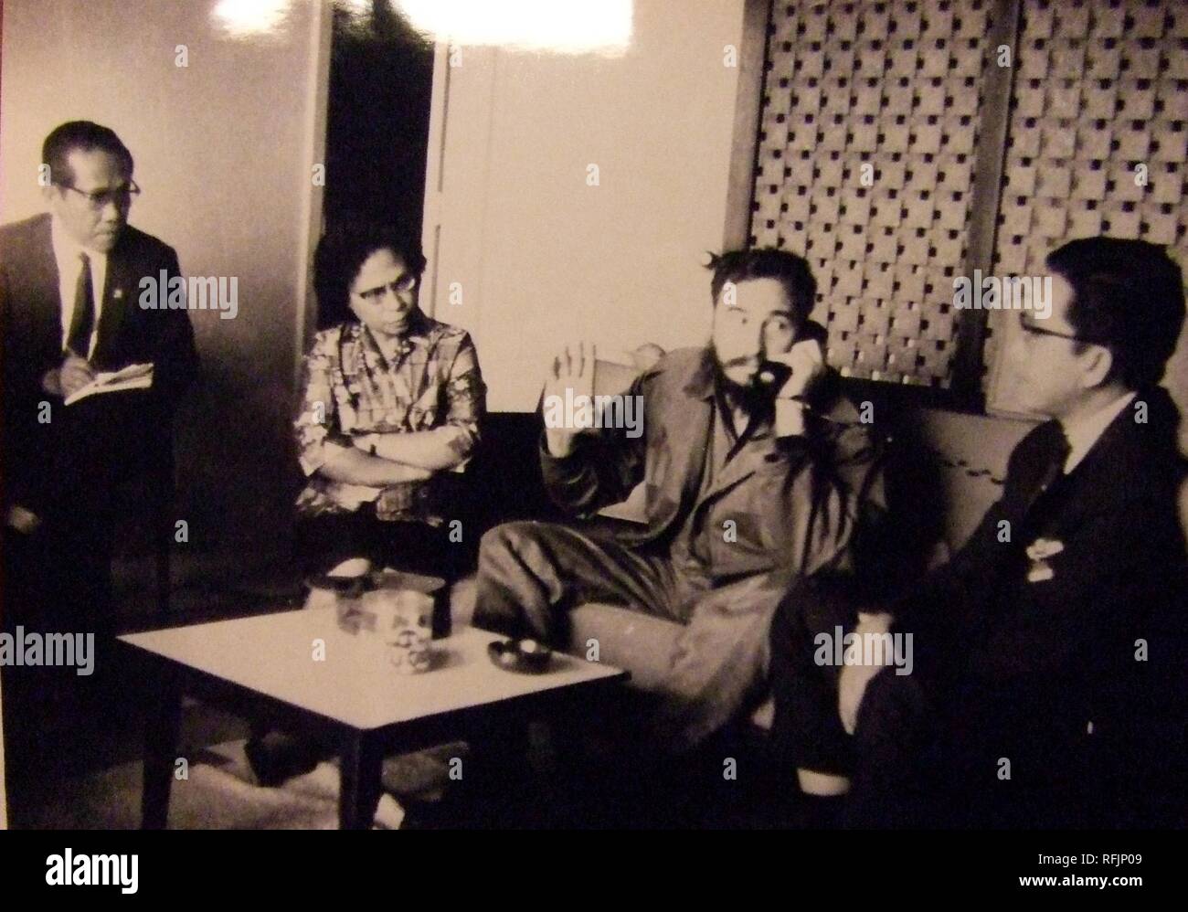 Ayik Umar sagte Fidel Castro 1966. Stockfoto