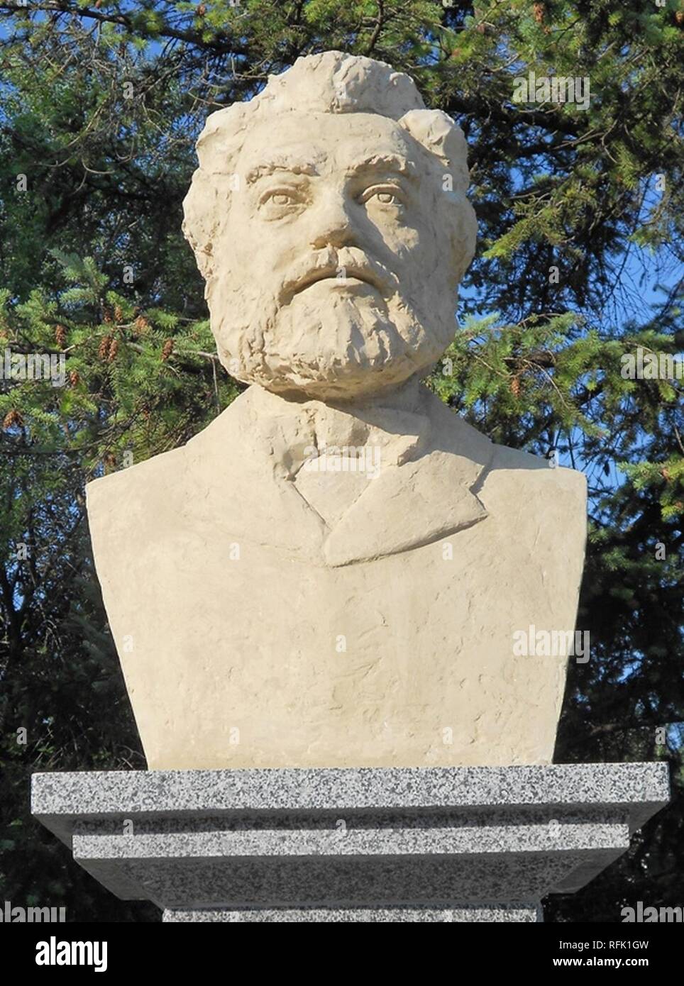 B. in der Ion Creangă din Bălți. Stockfoto