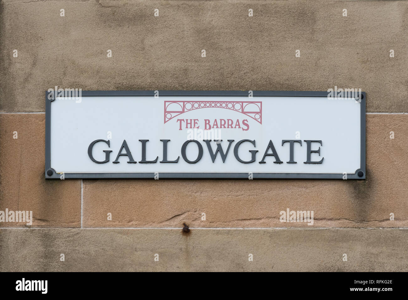 Die gallowgate Barras Street, Glasgow, Schottland, Großbritannien Stockfoto