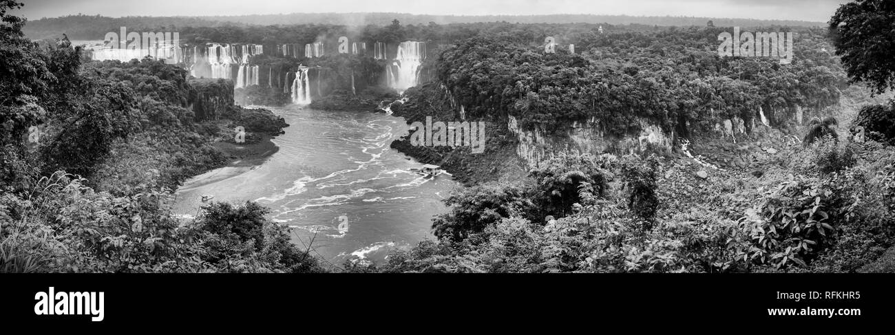 Die Iguazu Wasserfälle Stockfoto