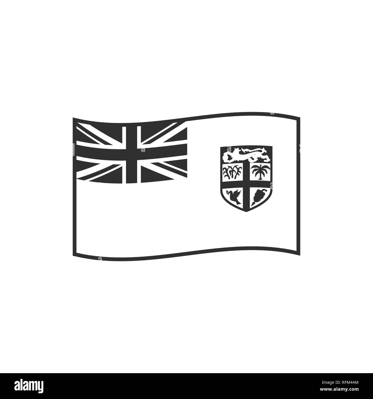 Fiji Flagge Schwarzweiss Stockfotos Und Bilder Alamy