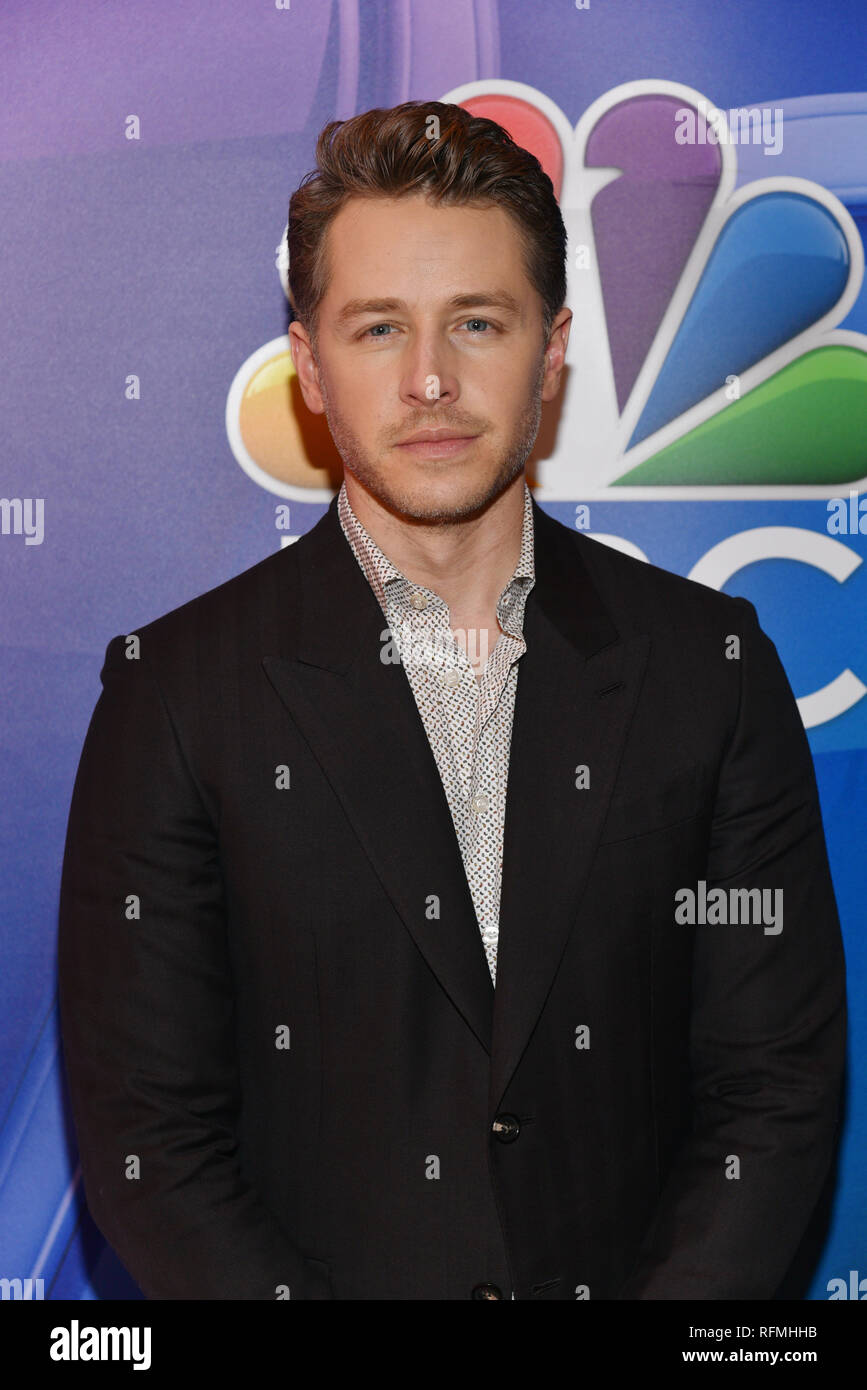 Josh Dallas besucht von NBC New York Mitte der Saison drücken Sie Quark im Four Seasons Hotel New York am Januar 24, 2019 in New York City. Stockfoto