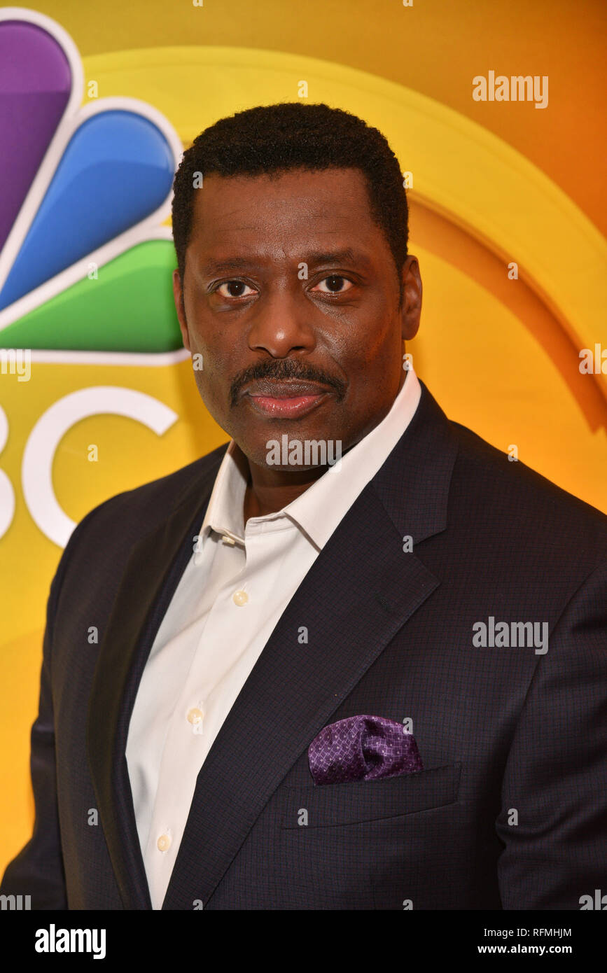 Eamonn Walker betreut von NBC New York Mitte der Saison drücken Sie Quark im Four Seasons Hotel New York am Januar 24, 2019 in New York City. Stockfoto