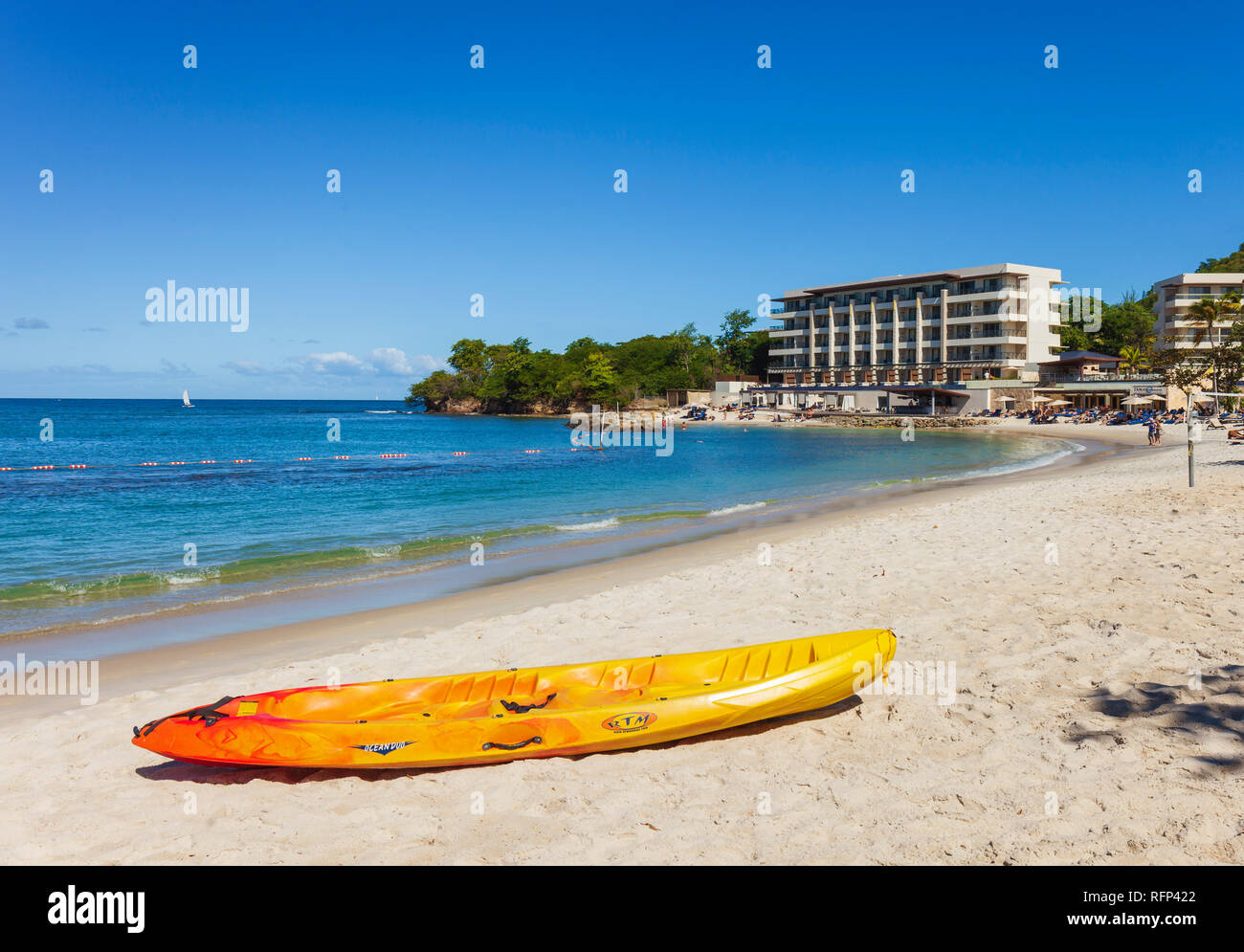 Das Royalton Resort und Spa, Cap Estate, Gros Islet, Smugglers Cove, St. Lucia, Karibik. Stockfoto