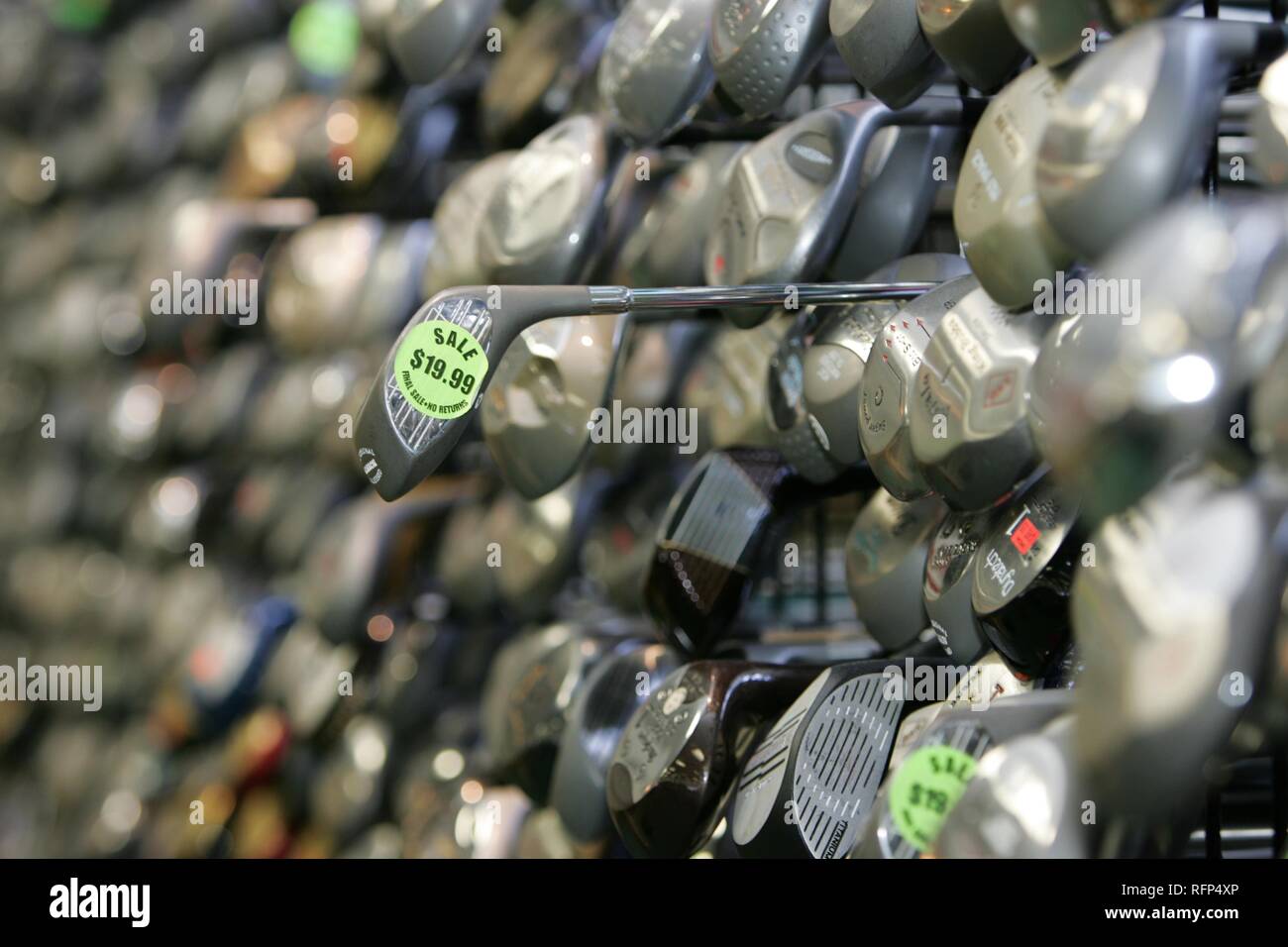 Golf Discount shop, Orlando, Florida, USA Stockfoto