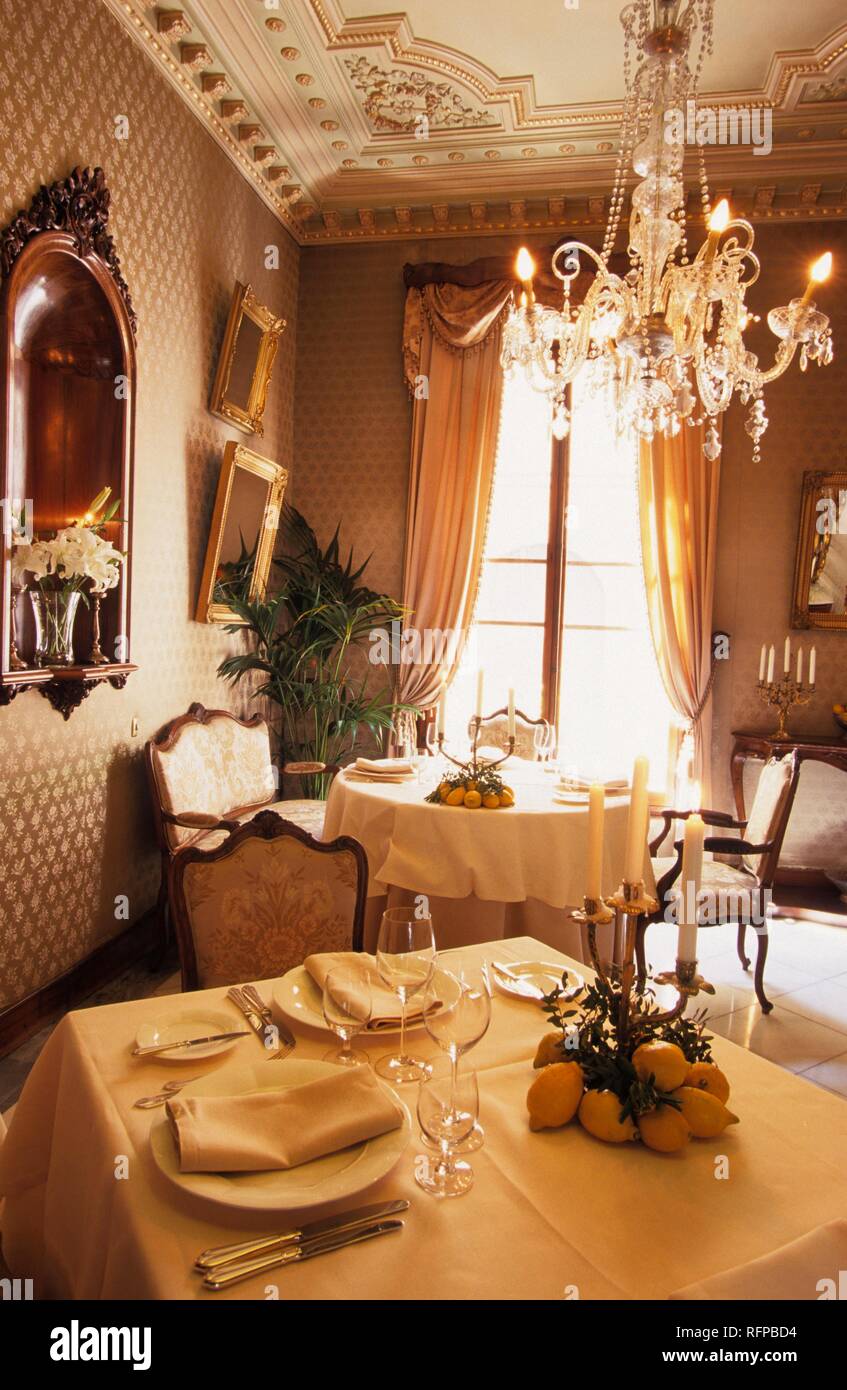 ESP, Spanien, Balearen, Mallorca: das Restaurant 'C' als Puers" in Soller. Stockfoto