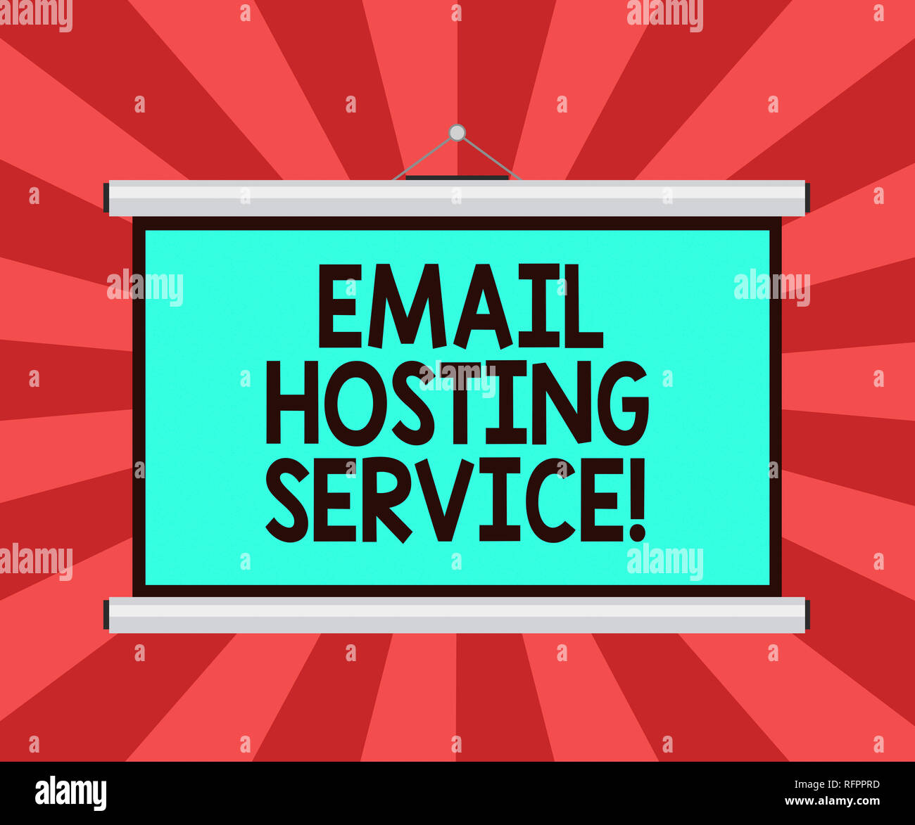 Konzeptionelle Hand schreiben angezeigt Email Hosting Service. Business foto Präsentation Internet Hosting Service, e-mail server Portable Wand Pro Stockfoto