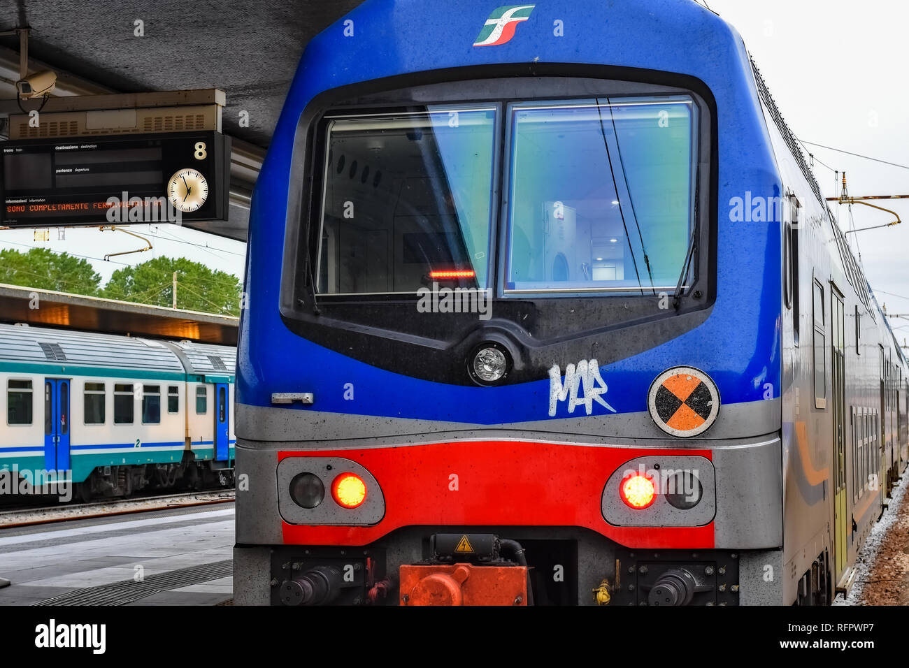 S-Bahn in Venedig Italien Stockfoto