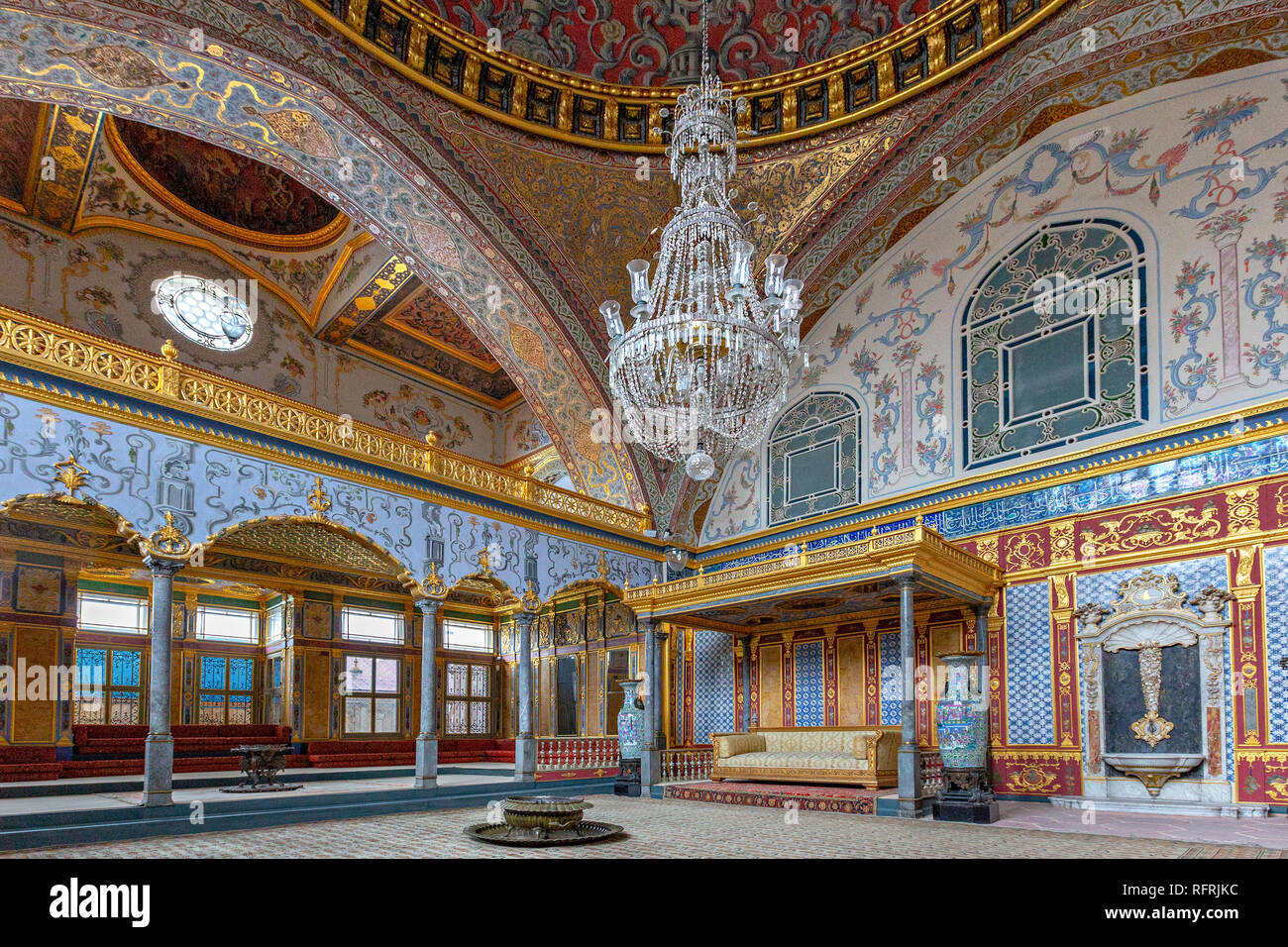 Im Harem des Topkapi Palast in Istanbul, Türkei Stockfoto