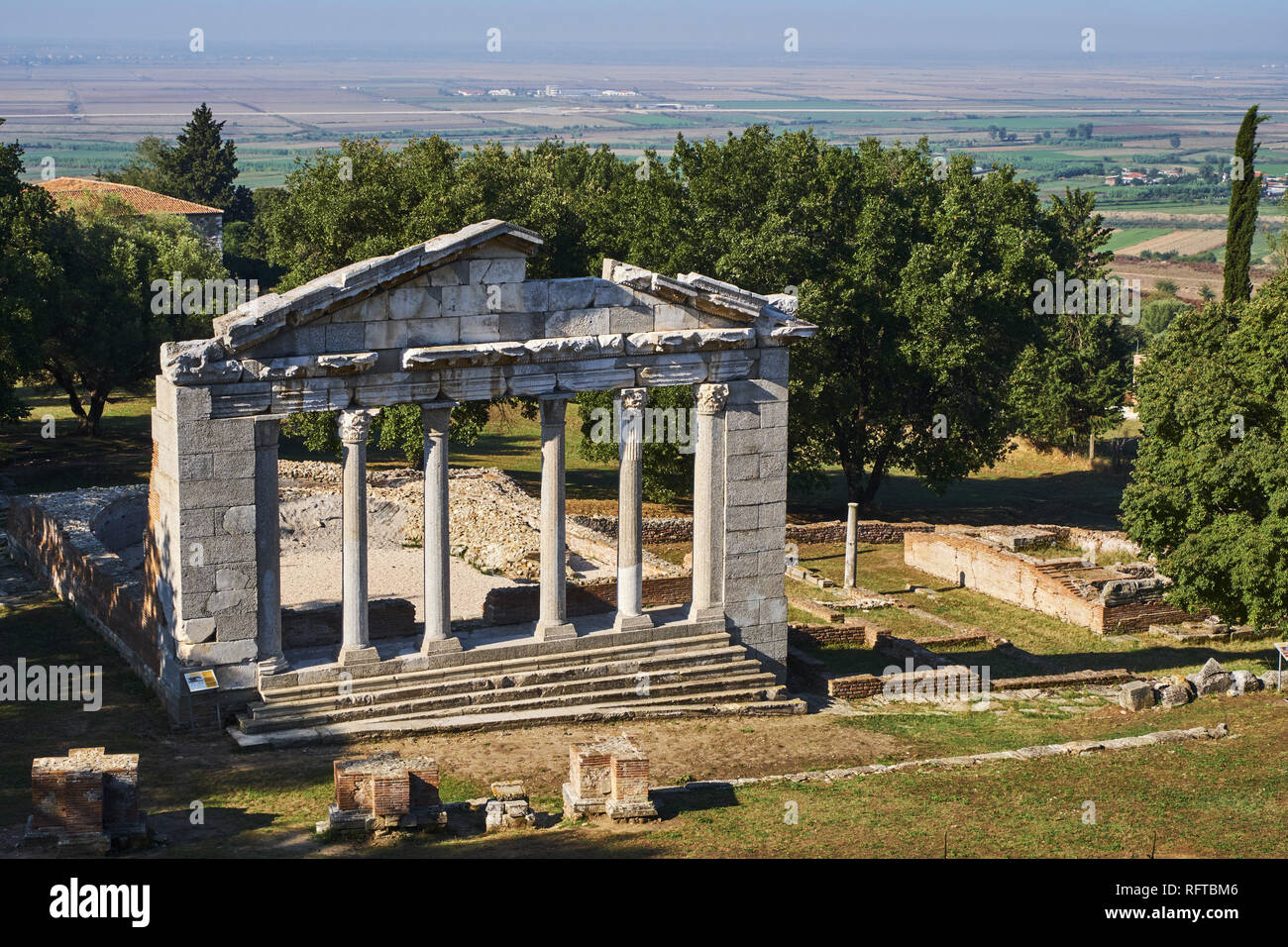 Antike griechische Stadt, Appollonia, Fier Provinz, Albanien, Europa Stockfoto