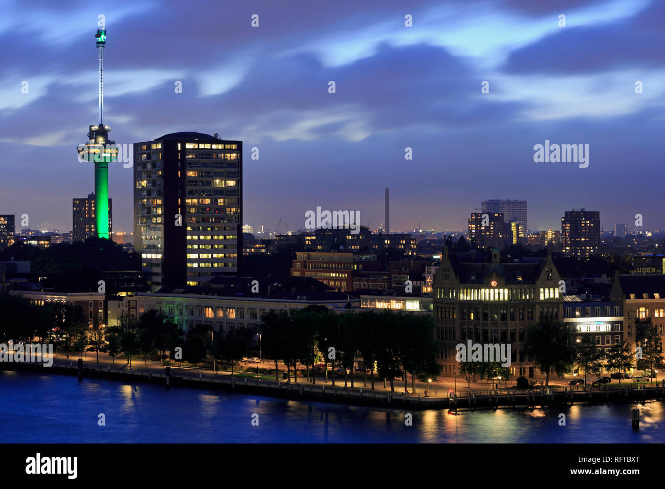 Euromast, Rotterdam, Niederlande, Europa Stockfoto