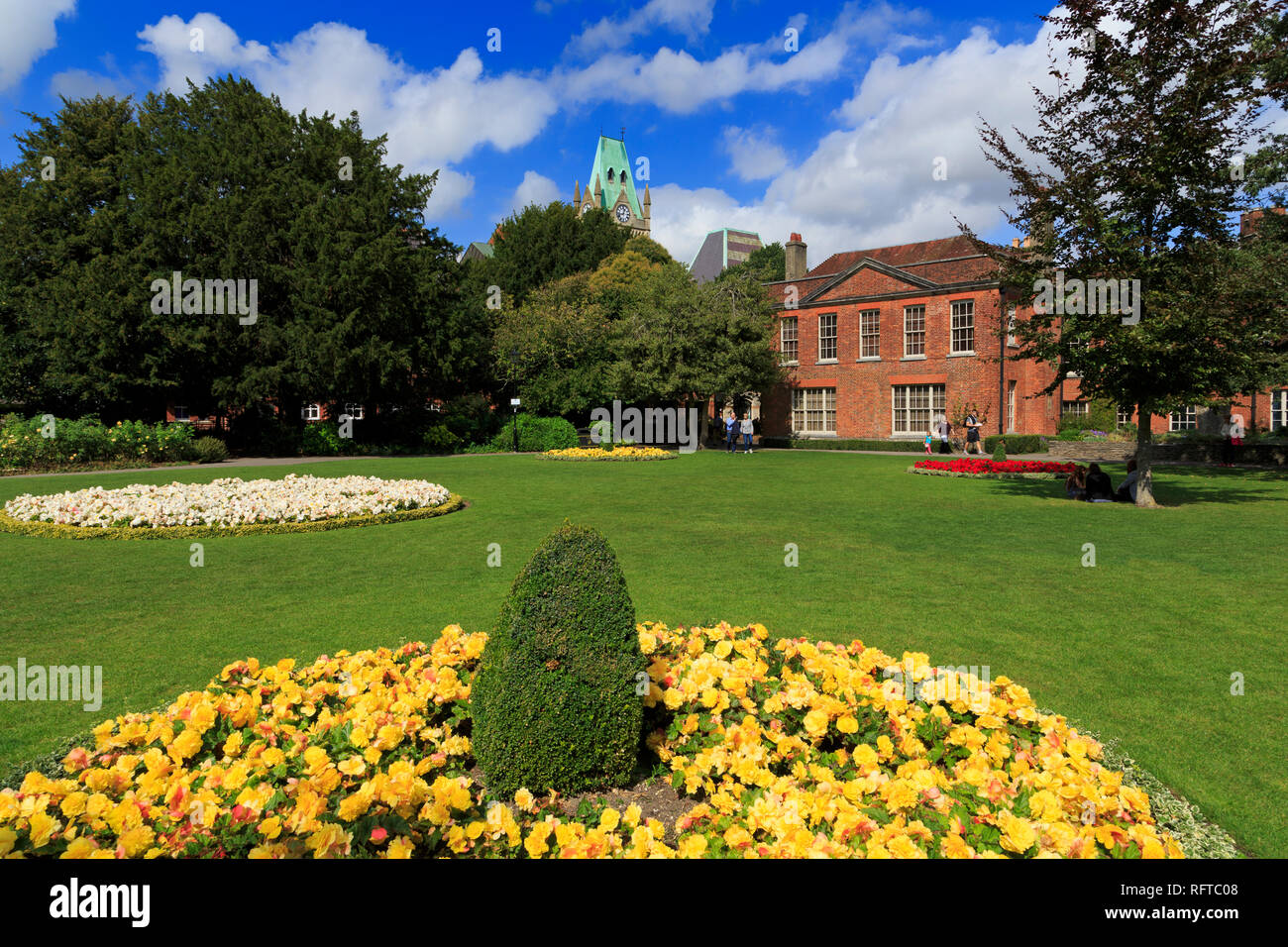 Garten der Abtei, Winchester, Hampshire, England, Vereinigtes Königreich, Europa Stockfoto