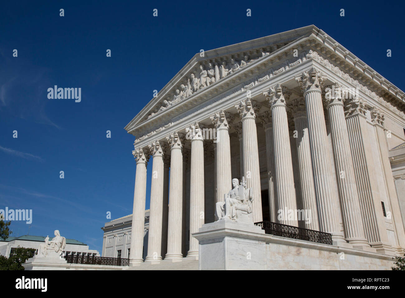 United States Supreme Court Building, Washington D.C., Vereinigte Staaten von Amerika, Nordamerika Stockfoto