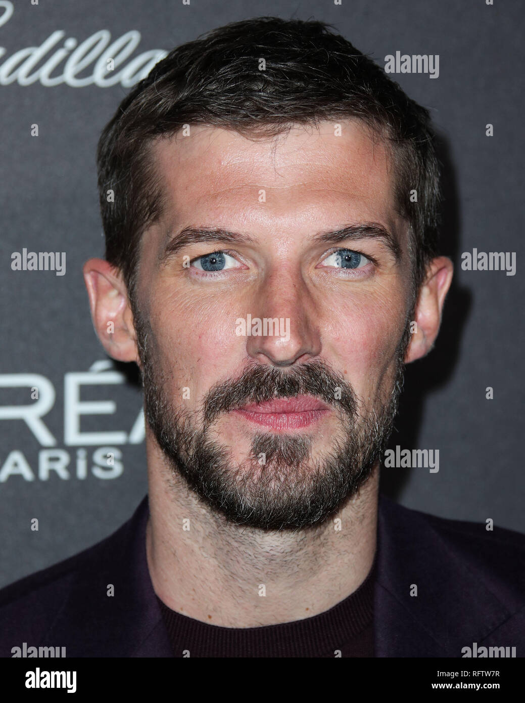 West Hollywood, Kalifornien, USA. 26. Januar, 2019. Schauspieler Gwilym Lee kommt an der Entertainment Weekly vor der Screen Actors Guild Awards Party 2019 im Chateau Marmont am Januar 26, 2019 in West Hollywood, Los Angeles, Kalifornien, USA. (Foto von Xavier Collin/Image Press Agency) Quelle: Bild Presse Agentur/Alamy leben Nachrichten Stockfoto