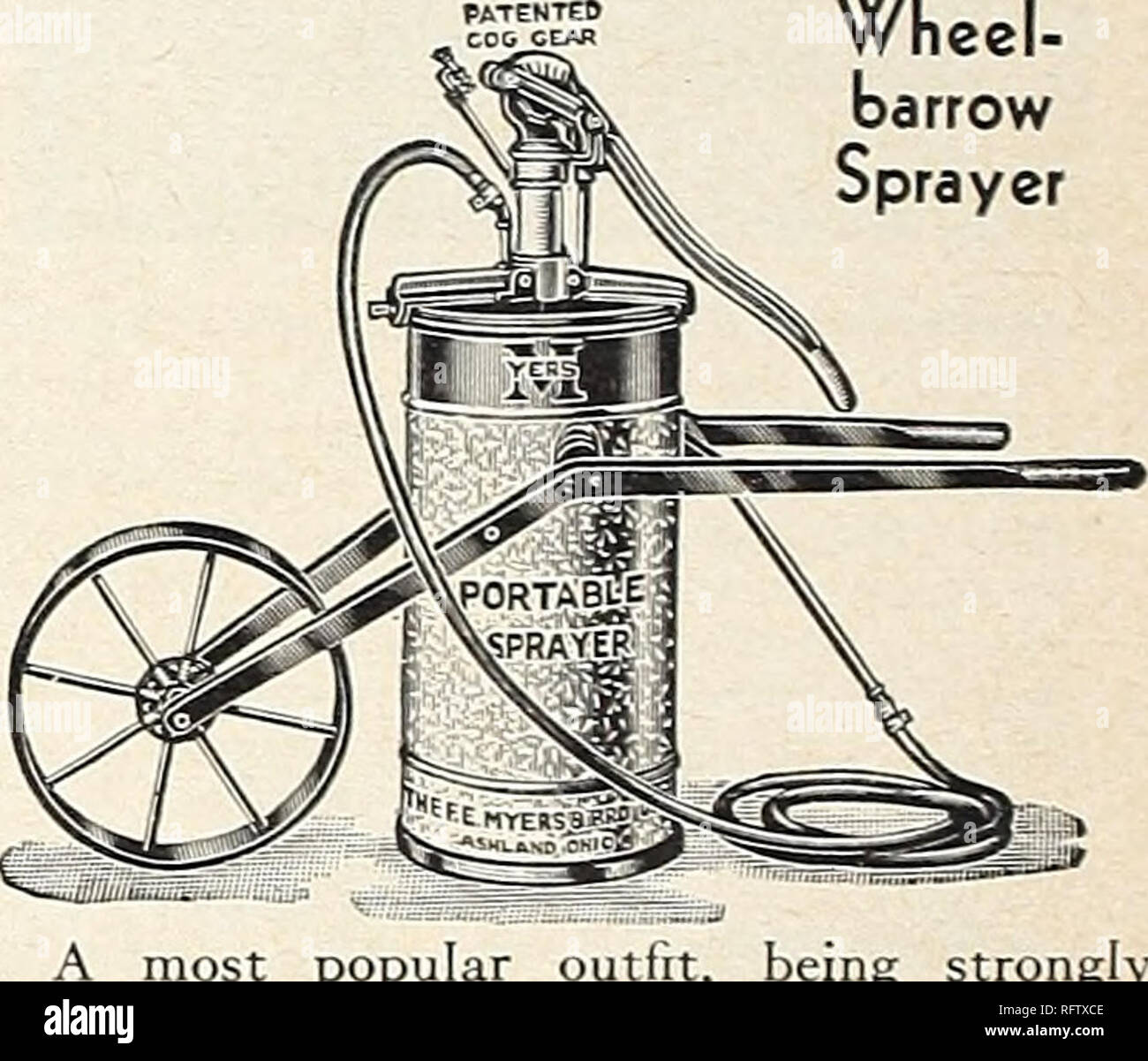 . Capitol City Samen für 1959. Baumschulen (Gartenbau) Kataloge, Leuchtmittel (Pflanzen) Kataloge Kataloge; Gemüse; Garten Werkzeuge Kataloge; Samen Kataloge. Kompakte, tragbare Spritze mit Briggs &Amp; Stratton-Motor angetrieben. Mit Schlauch und Pistole ausgestattet. $ 174.50. Rad - barrow Feldspritze. g stark auf einem Lkw montiert. Kann überall mit Rädern mit Leichtigkeit. Kapazität, 12 Gallonen. R33S B. mit schweren Pumpe ausgestattet. $ 57.50. Myers Utility Feldspritze. Bitte beachten Sie, dass diese Bilder extrahiert werden aus der gescannten Seite Bilder, die digital für die Lesbarkeit verbessert haben mögen - Färbung und das Aussehen von THESS Stockfoto
